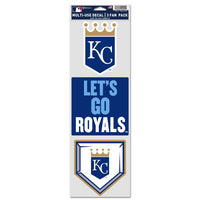 Wholesale-Kansas City Royals Fan Decals 3.75" x 12"