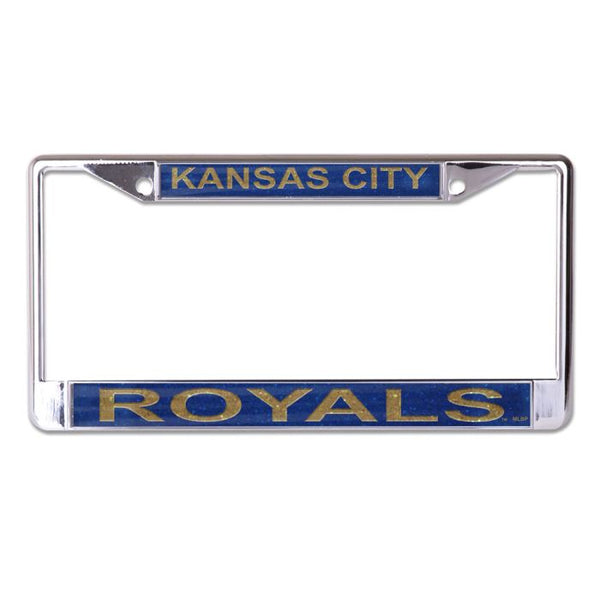 Wholesale-Kansas City Royals GLITTER Lic Plt Frame S/L Printed