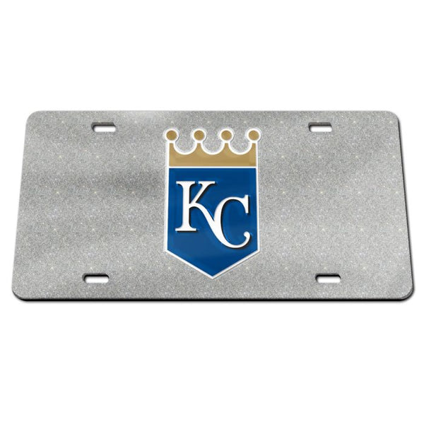 Wholesale-Kansas City Royals GLITTER Specialty Acrylic License Plate