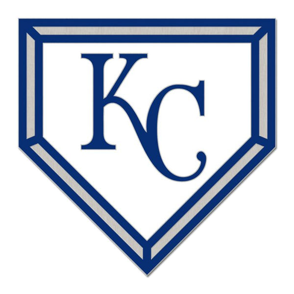 Wholesale-Kansas City Royals HOME PLATE Collector Enamel Pin Jewelry Card