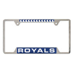 Wholesale-Kansas City Royals Inlaid Metal Lic Plt Frame 4 tab