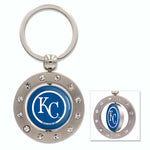 Wholesale-Kansas City Royals Keychain w/Bling Spinner