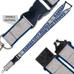 Wholesale-Kansas City Royals Lanyard w/Buckle Glitter 1"