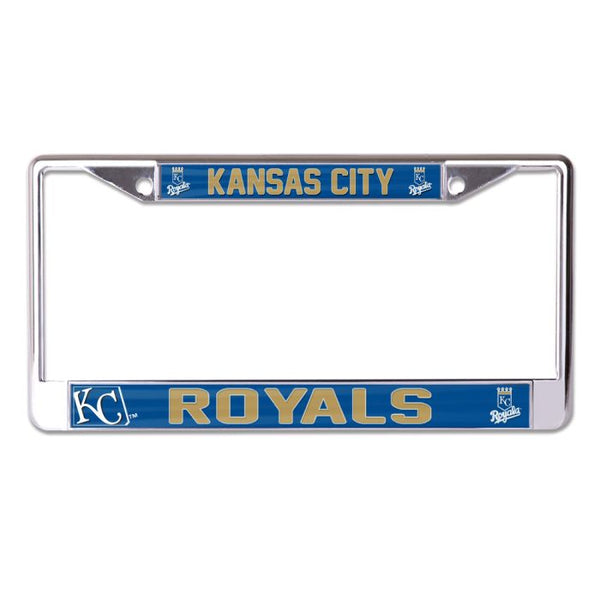 Wholesale-Kansas City Royals MEGA Lic Plt Frame S/L Printed