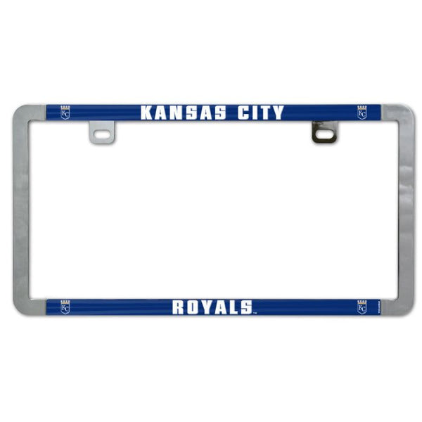 Wholesale-Kansas City Royals Metal Lic. Plate Frame Slim