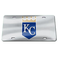 Wholesale-Kansas City Royals SILVER Specialty Acrylic License Plate