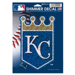 Wholesale-Kansas City Royals Shimmer Decals 5" x 7"