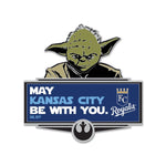 Wholesale-Kansas City Royals / Star Wars Yoda Collector Pin Jewelry Card