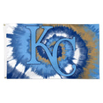 Wholesale-Kansas City Royals TDYE Flag - Deluxe 3' X 5'