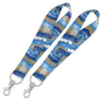 Wholesale-Kansas City Royals TDYE Lanyard Key Strap 1"