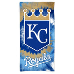 Wholesale-Kansas City Royals TDYE Spectra Beach Towel 30" x 60"