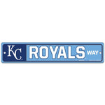 Wholesale-Kansas City Royals Way Street / Zone Sign 3.75" x 19"