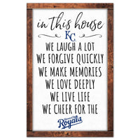 Wholesale-Kansas City Royals Wood Sign 11" x 17" 1/4" thick