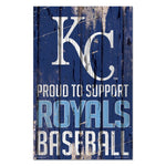 Wholesale-Kansas City Royals Wood Sign 11" x 17" 1/4" thick