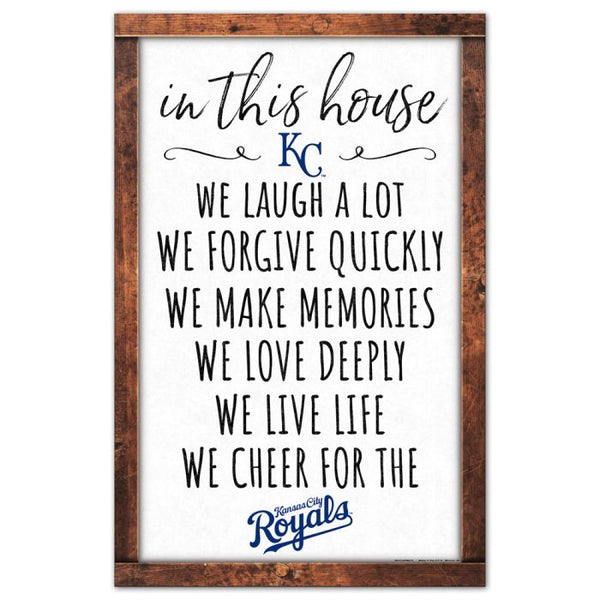 Wholesale-Kansas City Royals Wood Sign 11" x 17" 1/4" thick