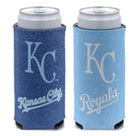 Wholesale-Kansas City Royals colored heather 12 oz Slim Can Cooler