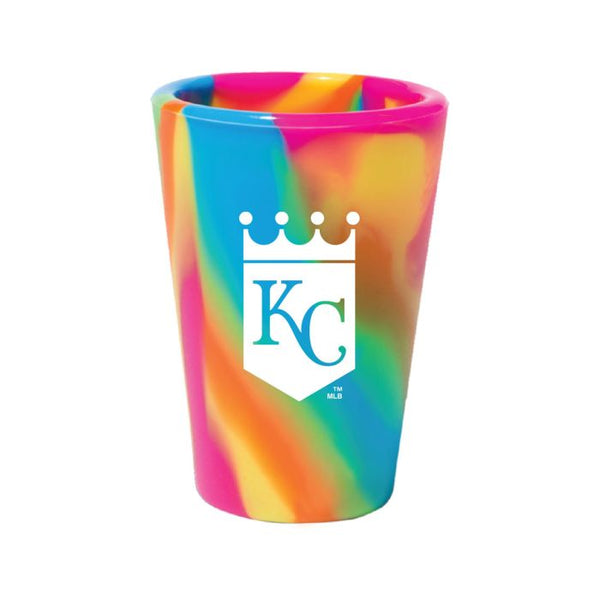 Wholesale-Kansas City Royals hippie 1.5oz Silicone Shot Glass