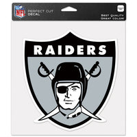 Wholesale-Las Vegas Raiders / Classic Logo RETRO Perfect Cut Color Decal 8" x 8"