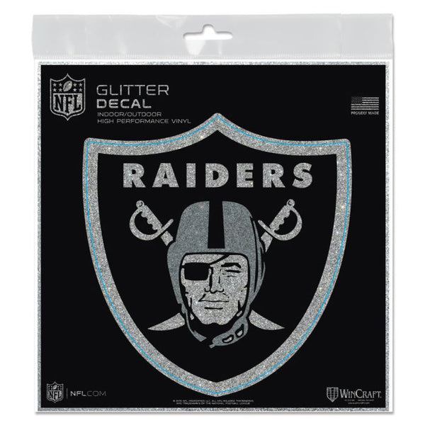 Wholesale-Las Vegas Raiders Decal Glitter 6" x 6"