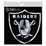 Wholesale-Las Vegas Raiders Decal Metallic 6" x 6"