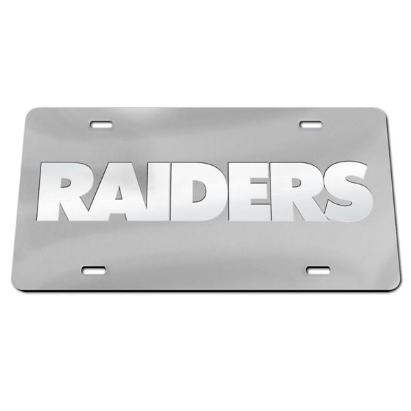 Wholesale-Las Vegas Raiders FROSTED Acrylic Classic License Plates
