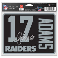 Wholesale-Las Vegas Raiders Fan Decals 5" x 6" Davante Adams