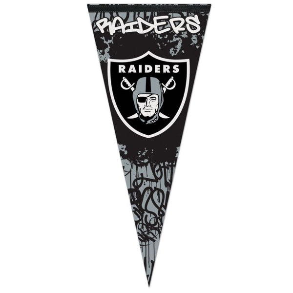 Wholesale-Las Vegas Raiders GRAFFITI Premium Pennant 17" x 40"