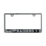 Wholesale-Las Vegas Raiders MEGA Lic Plate Frame B/O Printed