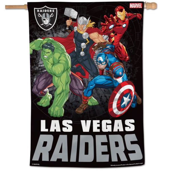 Wholesale-Las Vegas Raiders / Marvel (C) 2021 Marvel Vertical Flag 28" x 40"