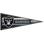 Wholesale-Las Vegas Raiders Mesh Bkg Classic Pennant, bulk 12" x 30"