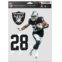 Wholesale-Las Vegas Raiders Multi Use 3 Fan Pack Josh Jacobs