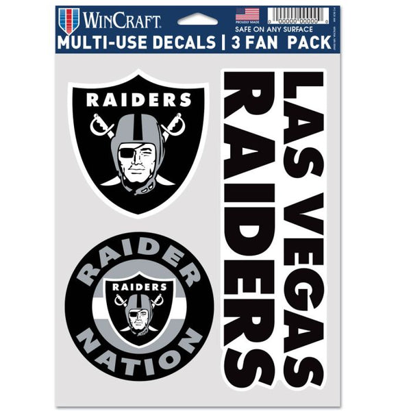 Wholesale-Las Vegas Raiders Multi Use 3 Fan Pack