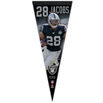 Wholesale-Las Vegas Raiders Premium Pennant 12" x 30" Josh Jacobs