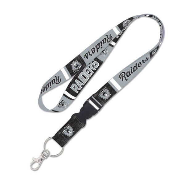 Wholesale-Las Vegas Raiders Retro Lanyard w/detachable buckle 1"