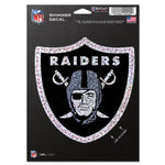 Wholesale-Las Vegas Raiders Shimmer Decals 5" x 7"