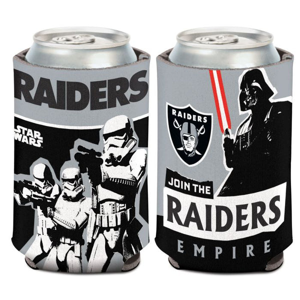 Wholesale-Las Vegas Raiders / Star Wars Darth Vader Can Cooler 12 oz.