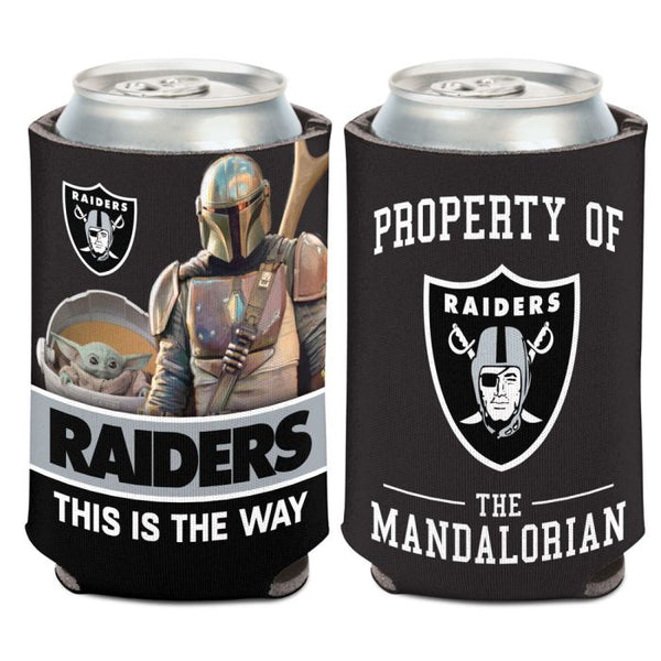 Wholesale-Las Vegas Raiders / Star Wars MAndalorian Can Cooler 12 oz.