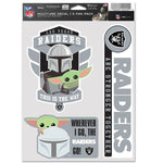 Wholesale-Las Vegas Raiders / Star Wars Mandalorian Multi Use 3 Fan Pack