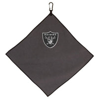 Wholesale-Las Vegas Raiders Towel - Grey Microfiber 15" x 15"