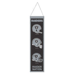 Wholesale-Las Vegas Raiders Wool Banner 8" x 32"