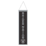 Wholesale-Las Vegas Raiders Wool Banner 8" x 32"