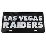 Wholesale-Las Vegas Raiders Wordmark Design Acrylic Classic License Plates