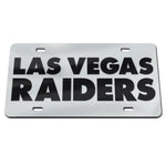 Wholesale-Las Vegas Raiders Wordmark Design Acrylic Classic License Plates