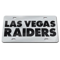 Wholesale-Las Vegas Raiders Wordmark Design Acrylic Classic License Plates