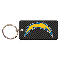 Wholesale-Los Angeles Chargers CARBON Keychain Rectangle