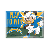 Wholesale-Los Angeles Chargers / Disney Metal Magnet 2.5" x 3.5"
