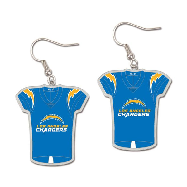 Wholesale-Los Angeles Chargers Earrings Jewelry Carded Jersey