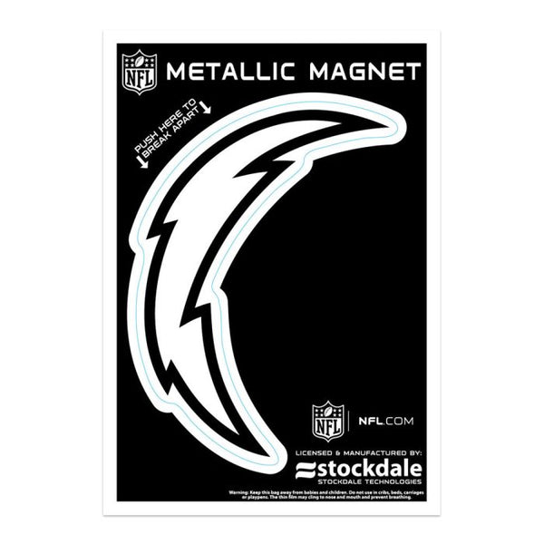 Wholesale-Los Angeles Chargers Metallic Magnets 3" x 5"