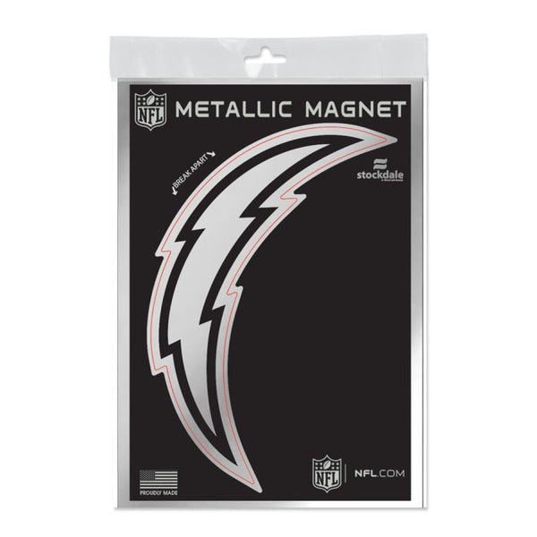 Wholesale-Los Angeles Chargers Metallic Magnets 5" x 7"