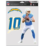 Wholesale-Los Angeles Chargers Multi Use 3 Fan Pack Justin Herbert